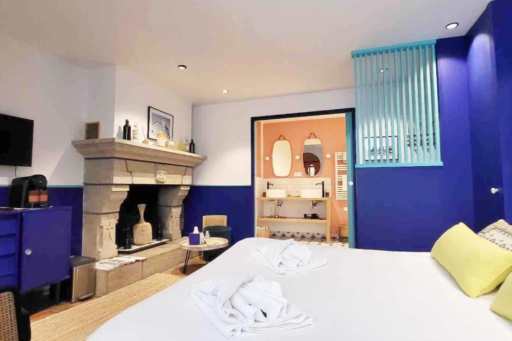 Chambre Majorelle - Rdc - Plage 50M - Rue Gratuite Сен Мало Екстериор снимка